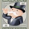 Vintage Monopoly Poster Paint By Number