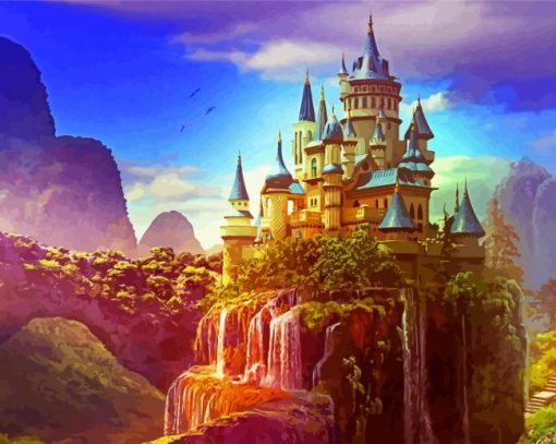 Wonderful Fairy Castle Paint By Number