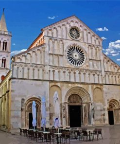 Zadar Cathedral Of St Anastasia Paint By Number