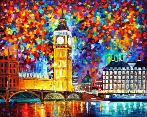 Abstract London Paint By Number