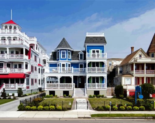 Aesthetic Cape May Paint By Number