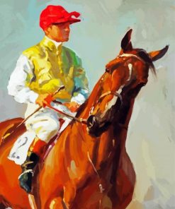 Aesthetic Horse Sports Art Paint By Number