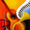 Aesthetic Abstract Musical Instruments Paint By Number