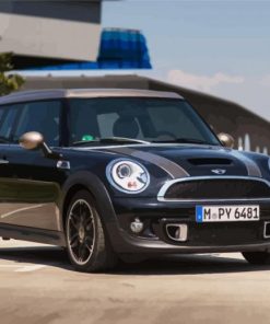 Black Mini Cooper F54 Car Paint By Number