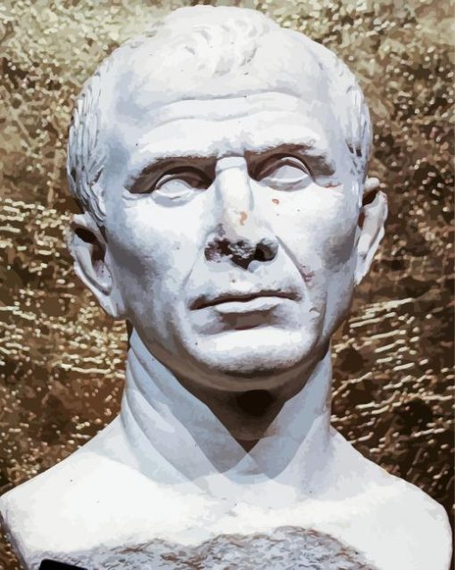 Bust Of Julius Caesar Paint By Number