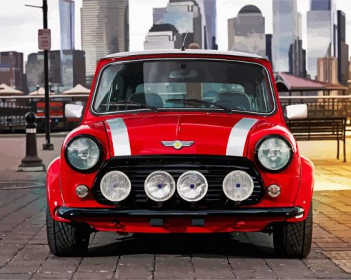 Classic Mini Cooper Paint By Number