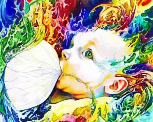 Colorful Breastfeeding Paint By Number