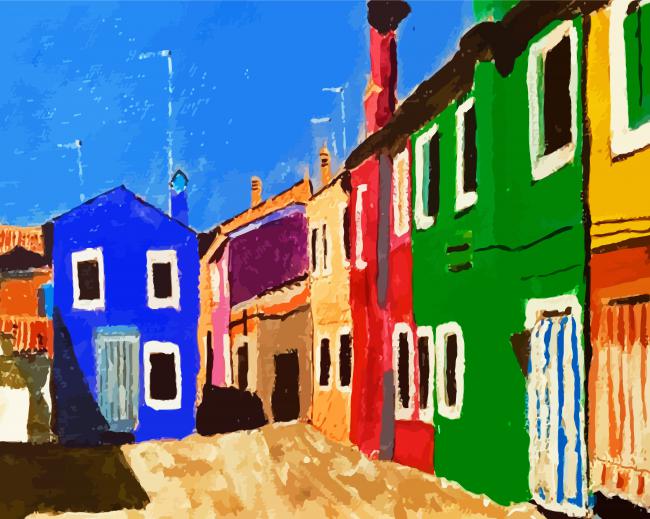 Colorful Scenes Of Venice Paint By Number