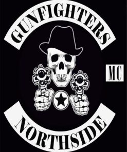 Cool Gunfighters Paint By Number