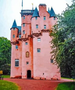 Craigievar Castle Scotland Paint By Number