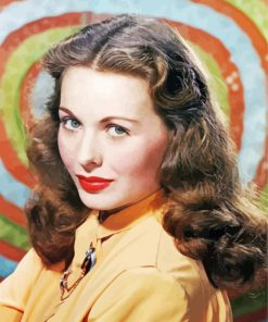 Gorgeous Jeanne Crain Paint By Number