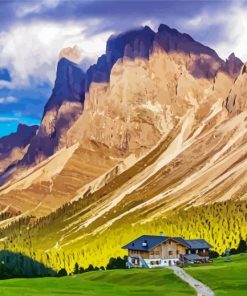 Italy Mountains Paint By Number