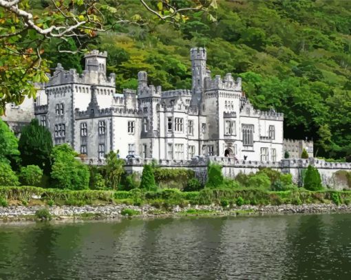 Kylemore Abbey Building Paint By Number