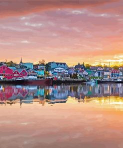 Lunenburg At Sunset Paint By Number