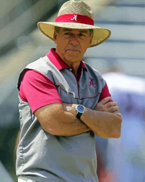Nick Saban Paint By Number