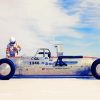 Old Car In Bonneville Racing Paint By Number