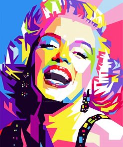 Pop Art Marilyn Monitor Paint By Number