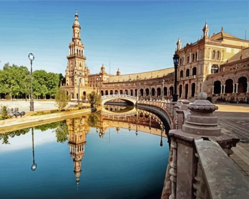 Seville City Paint By Number
