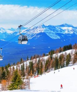 Ski Resorts In Canada Paint By Number