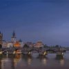 St Charles Bridge At Night Paint By Number