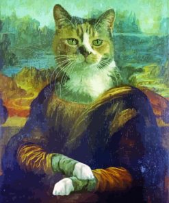 The Mona Lisa Cat Paint By Number