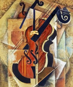 Vintage Cubism Violinist Paint By Number