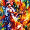 Abstract Flamenco Dancer Paint By Number