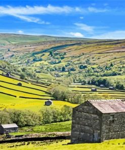 Aesthetic Yorkshire Dales National Park Paint By Number