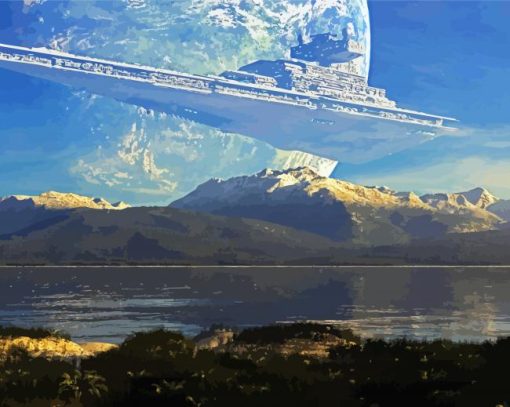 Aesthetic Landscape Star Wars Paint By Number