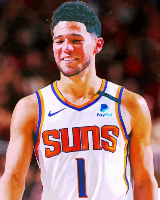 Aesthetic Phoenix Suns Player Paint By Number