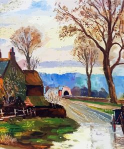 An English Countryside Paint By Number