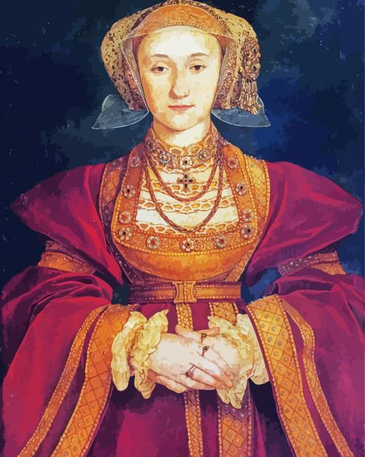 Anne Of Cleves Queen Paint By Number