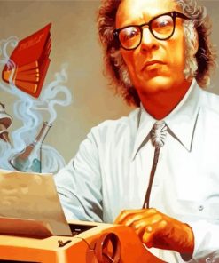 Artistic Isaac Asimov Paint By Number