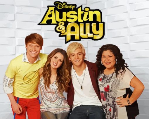 Austin And Ally American Sitcom Paint By Numbers