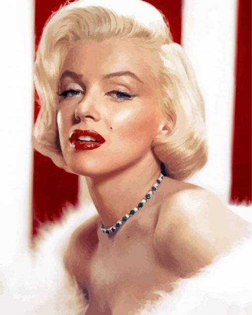 Beautiful Marilyn Manroe Paint By Number