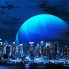 Blue View Cityscape Paint By Number