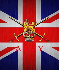 British Army Logo Paint By Number