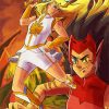Catra And She Ra Characters Art Paint By Number