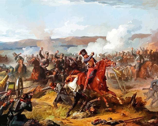 Charge Of The Light Brigade Art Paint By Number