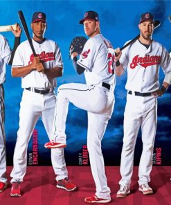 Cleveland Indians Team Paint By Number