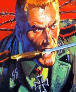 Commando Comic Character Paint By Number