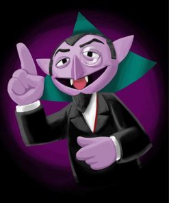 Count Von Count Vampire Paint By Number