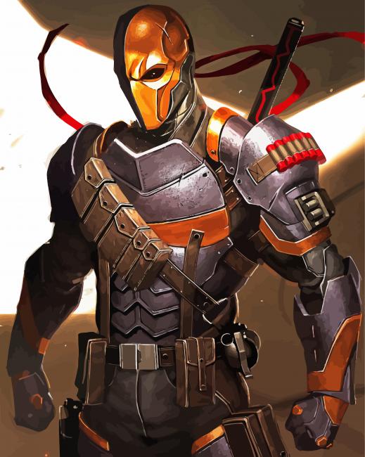 Deathstroke Character Art Paint By Number