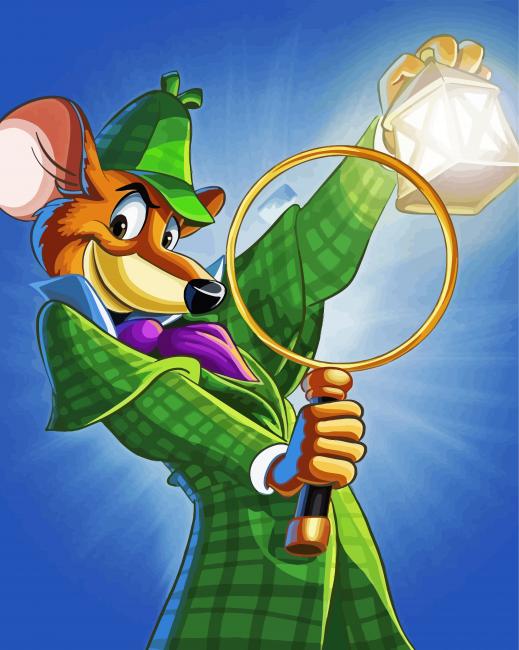Detective Mouse Paint By Number