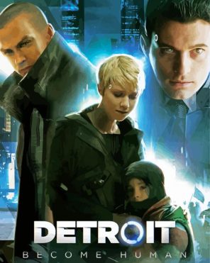 Detroit Become Human Video Game Paint By Number