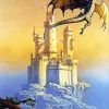 Dragon And Castle Art Paint By Number