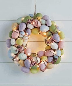 Egg Easter Wreath Paint By Number