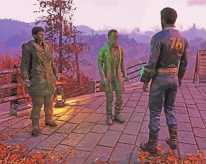 Fallout 76 Game Characters Paint By Number