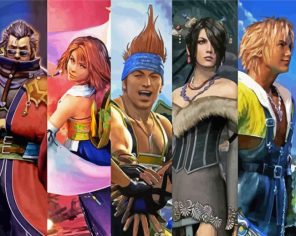Final Fantasy X Characters Paint By Number