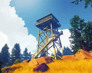 Firewatch Video Game Paint By Number